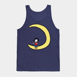 Moon and flute Tank Top